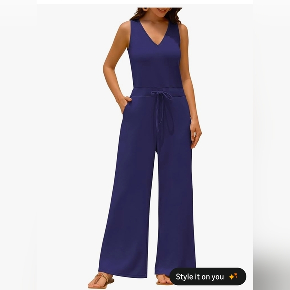 Zaful Pants - Royal Blue Jumpsuit